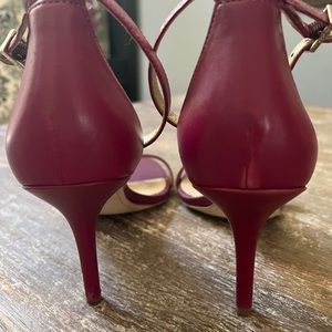 Sam Edelman Cranberry Ankle Strap Patti Heels